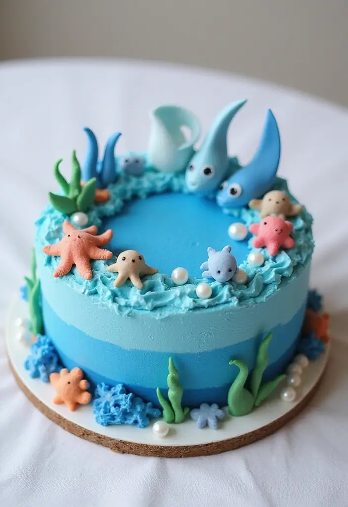 30 Bluey Cake Ideas Kids Will Absolutely Love 12 30 Bluey Cake Ideas Kids Will Absolutely Love - 12. Bluey Under the Sea Cake