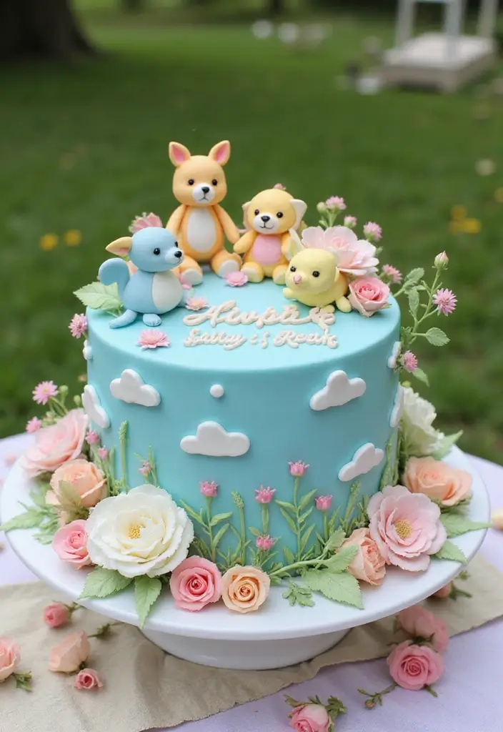 30 Bluey Cake Ideas Kids Will Absolutely Love 19 30 Bluey Cake Ideas Kids Will Absolutely Love - 19. Bluey Garden Party Cake