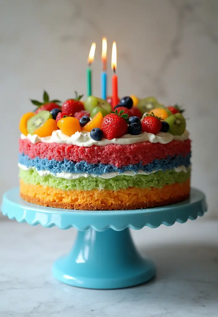 30 Bluey Cake Ideas Kids Will Absolutely Love 26 30 Bluey Cake Ideas Kids Will Absolutely Love - 26. Bluey Fruit Cake