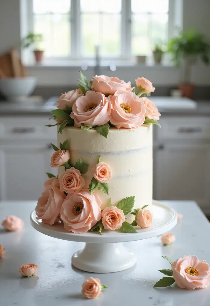 30 Cake Decorating Ideas Anyone Can Recreate at Home 16 30 Cake Decorating Ideas Anyone Can Recreate at Home - 16. Frosting Flowers