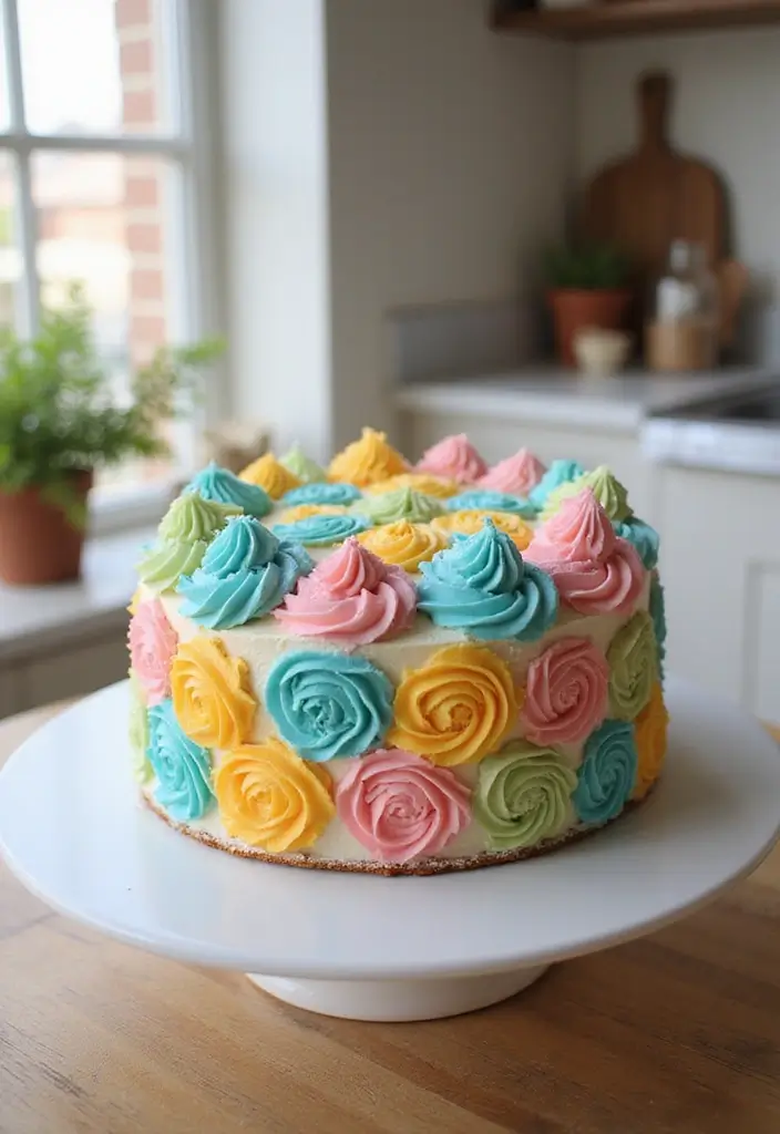 30 Cake Decorating Ideas Anyone Can Recreate at Home 22 30 Cake Decorating Ideas Anyone Can Recreate at Home - 22. Swirled Frosting Design