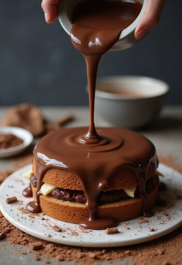 30 Cake Decorating Ideas Anyone Can Recreate at Home 3 30 Cake Decorating Ideas Anyone Can Recreate at Home - 3. Chocolate Ganache Glaze