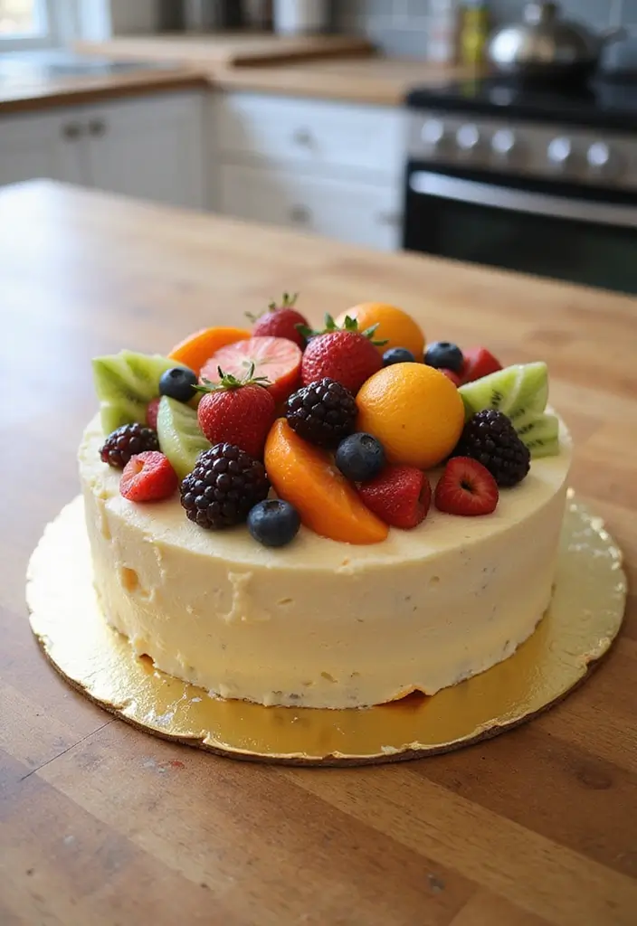 30 Cake Decorating Ideas Anyone Can Recreate at Home 4 30 Cake Decorating Ideas Anyone Can Recreate at Home - 4. Fresh Fruit Toppers