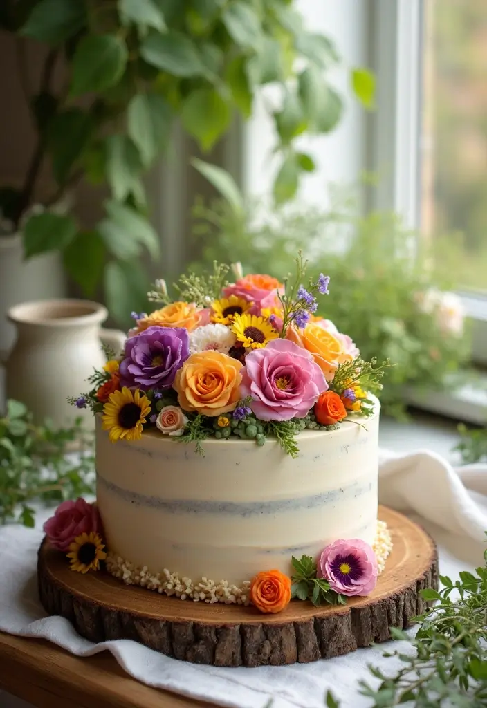 30 Cake Decorating Ideas Anyone Can Recreate at Home 5 30 Cake Decorating Ideas Anyone Can Recreate at Home - 5. Edible Flowers