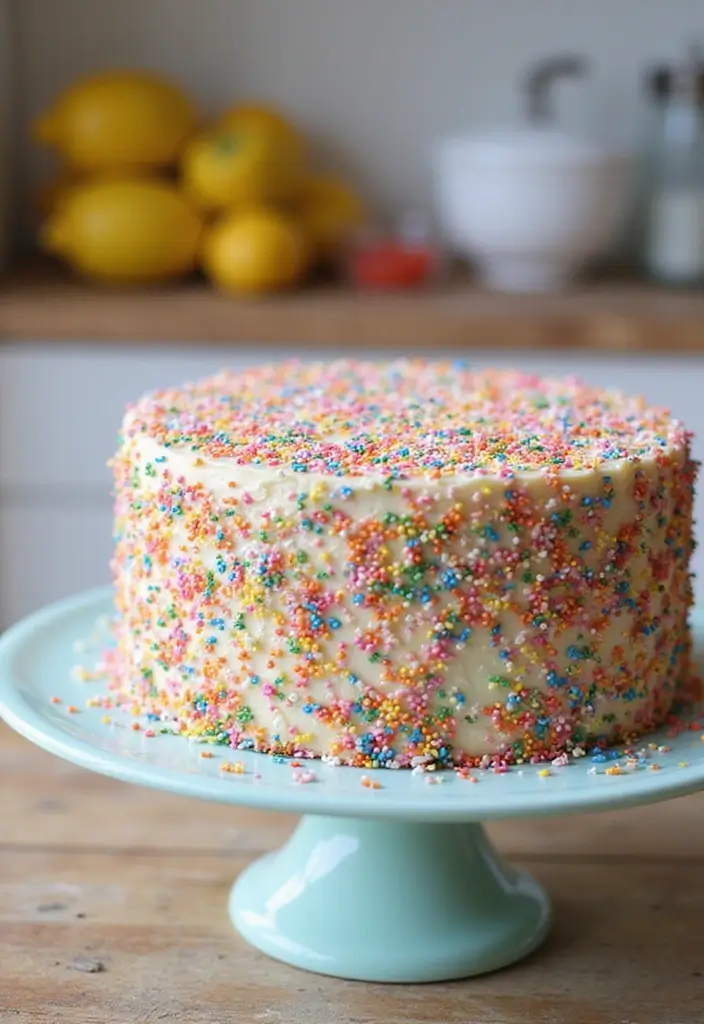 30 Cake Decorating Ideas Anyone Can Recreate at Home 6 30 Cake Decorating Ideas Anyone Can Recreate at Home - 6. Colorful Sprinkles