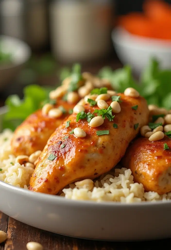 30 Chicken Tray Bake Recipes That Are Simple and Tasty 11 30 Chicken Tray Bake Recipes That Are Simple and Tasty - 11. Thai Peanut Chicken Bake