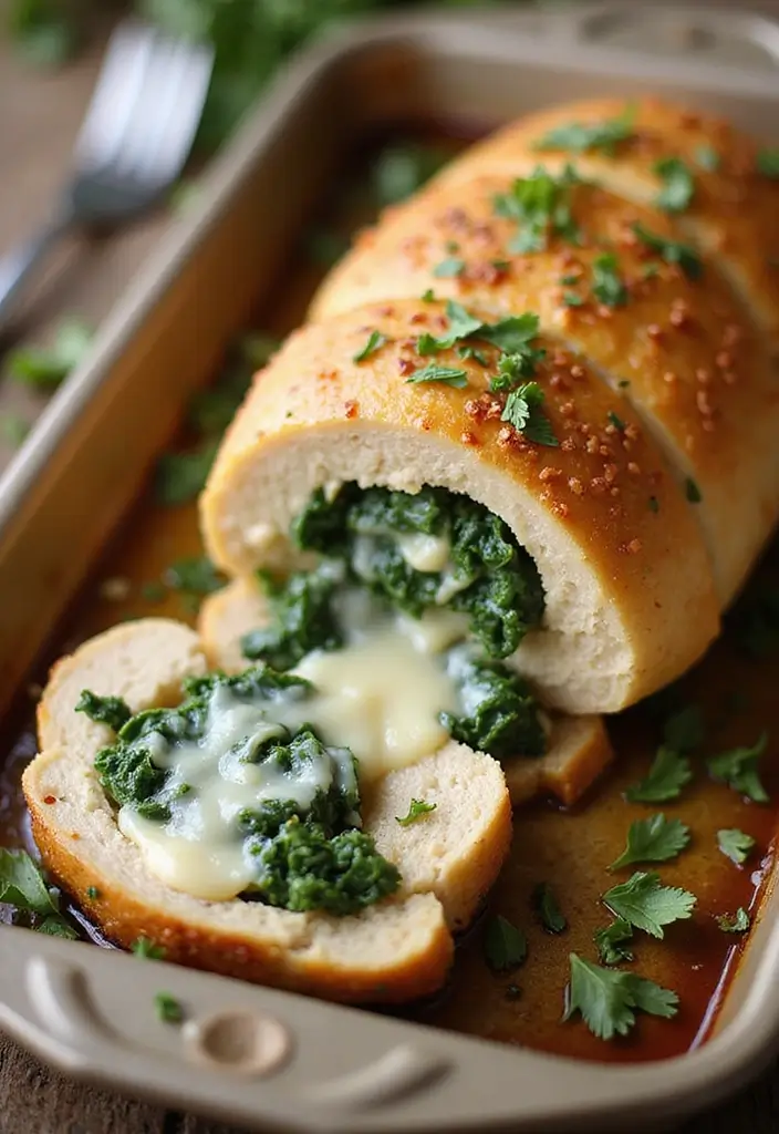 30 Chicken Tray Bake Recipes That Are Simple and Tasty 14 30 Chicken Tray Bake Recipes That Are Simple and Tasty - 14. Stuffed Chicken Breast Bake