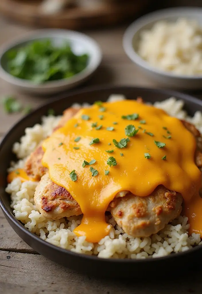 30 Chicken Tray Bake Recipes That Are Simple and Tasty 15 30 Chicken Tray Bake Recipes That Are Simple and Tasty - 15. Cheesy Chicken and Rice Bake