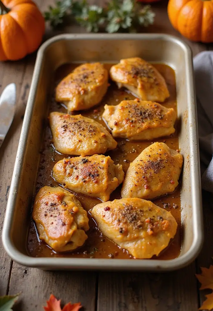 30 Chicken Tray Bake Recipes That Are Simple and Tasty 20 30 Chicken Tray Bake Recipes That Are Simple and Tasty - 20. Pumpkin Spice Chicken Bake