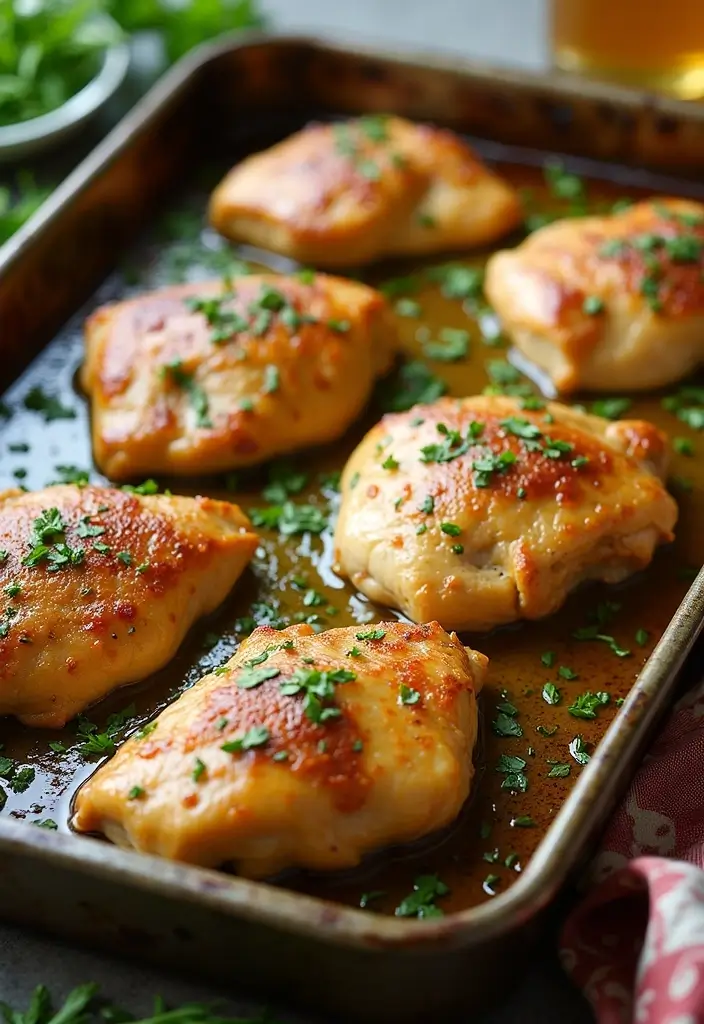 30 Chicken Tray Bake Recipes That Are Simple and Tasty 25 30 Chicken Tray Bake Recipes That Are Simple and Tasty - 25. Herb Butter Chicken Bake