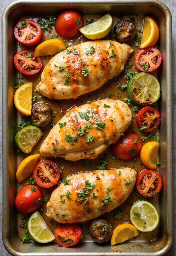 30 Chicken Tray Bake Recipes That Are Simple and Tasty 8 30 Chicken Tray Bake Recipes That Are Simple and Tasty - 8. Italian Chicken and Veggie Bake