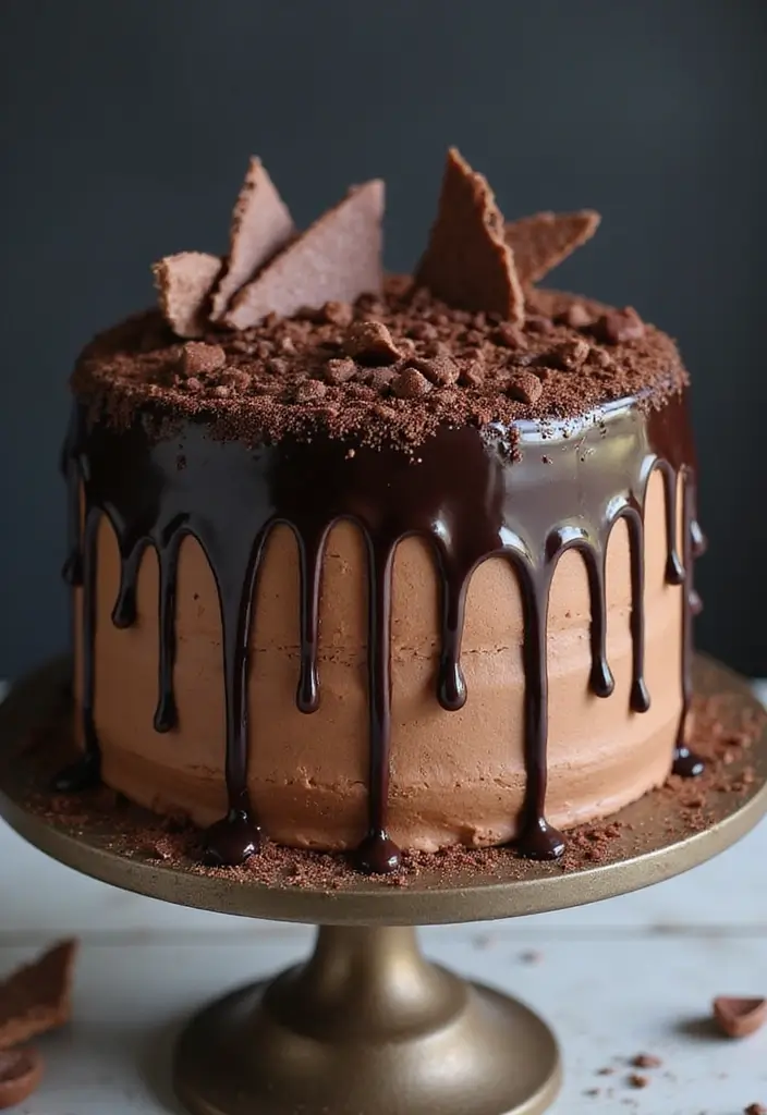 30 Chocolate Cake Decoration Ideas That Impress Instantly 1 30 Chocolate Cake Decoration Ideas That Impress Instantly - 1. Drip Cake Delight