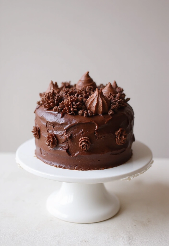 30 Chocolate Cake Decoration Ideas That Impress Instantly 19 30 Chocolate Cake Decoration Ideas That Impress Instantly - 19. Frosting Flowers