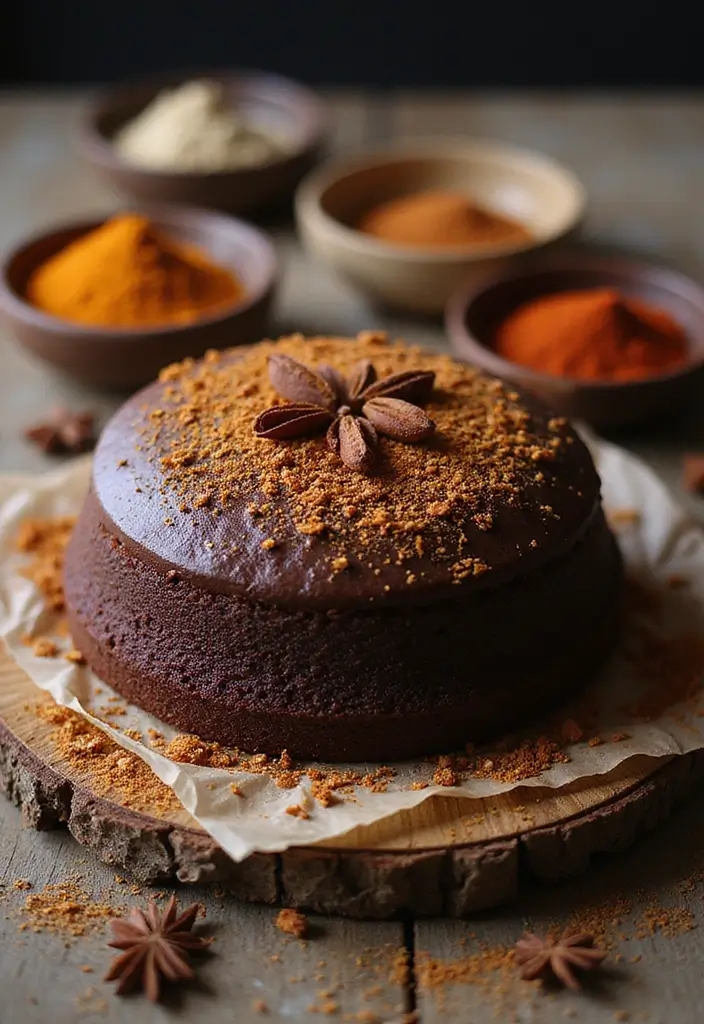 30 Chocolate Cake Decoration Ideas That Impress Instantly 22 30 Chocolate Cake Decoration Ideas That Impress Instantly - 22. Savory Spices