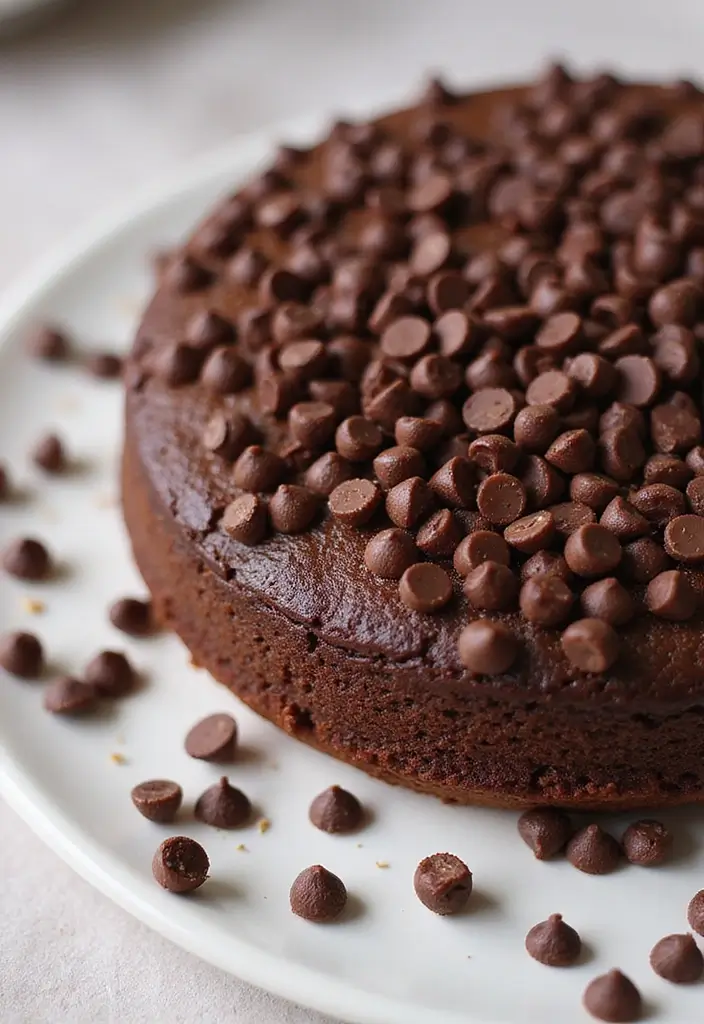 30 Chocolate Cake Decoration Ideas That Impress Instantly 26 30 Chocolate Cake Decoration Ideas That Impress Instantly - 26. Chocolate Chip Accents
