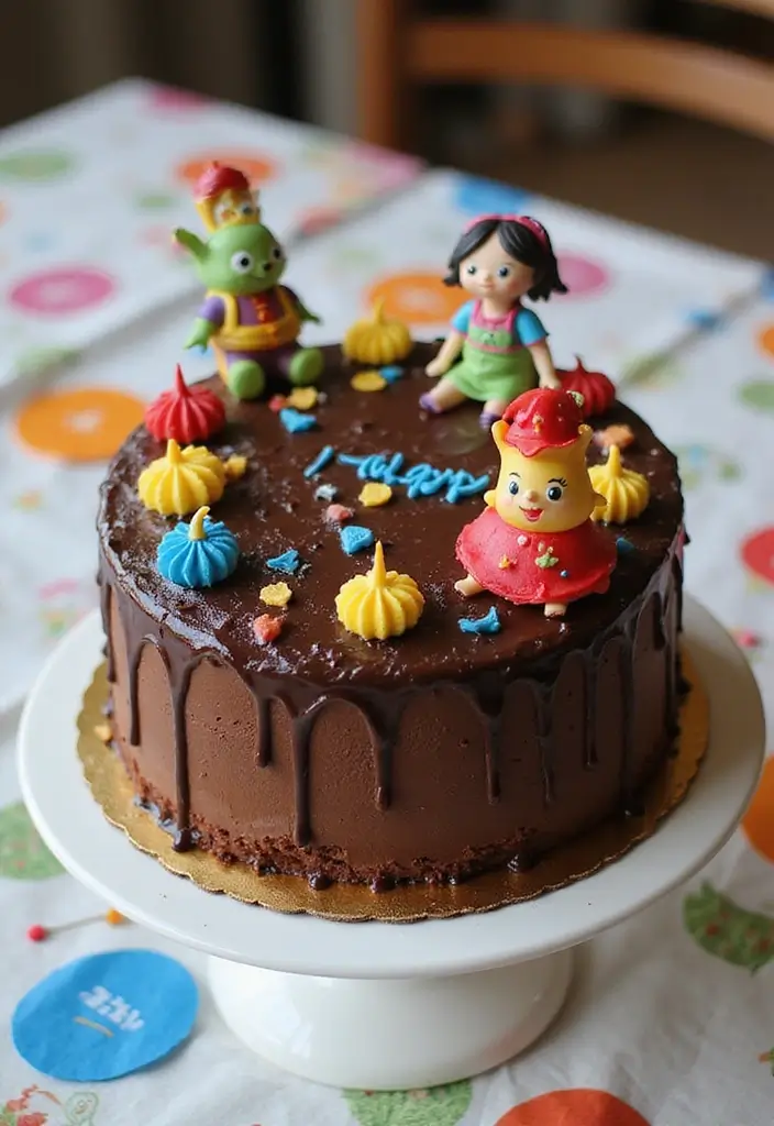 30 Chocolate Cake Decoration Ideas That Impress Instantly 9 30 Chocolate Cake Decoration Ideas That Impress Instantly - 9. Themed Cake Designs