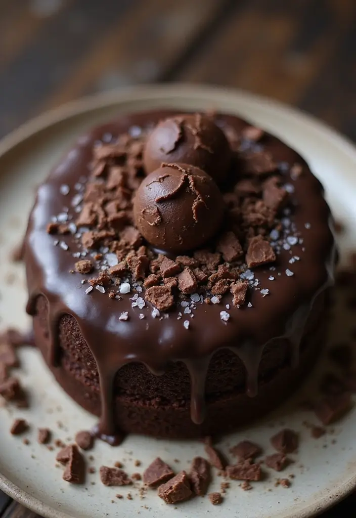 30 Chocolate Truffle Cake Designs That Look Rich and Elegant 1 30 Chocolate Truffle Cake Designs That Look Rich and Elegant - 1. Classic Dark Chocolate Truffle Cake
