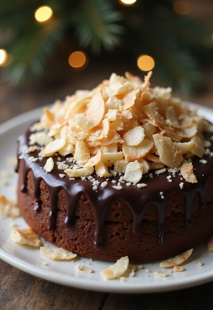 30 Chocolate Truffle Cake Designs That Look Rich and Elegant 14 30 Chocolate Truffle Cake Designs That Look Rich and Elegant - 14. Chocolate Coconut Truffle Cake