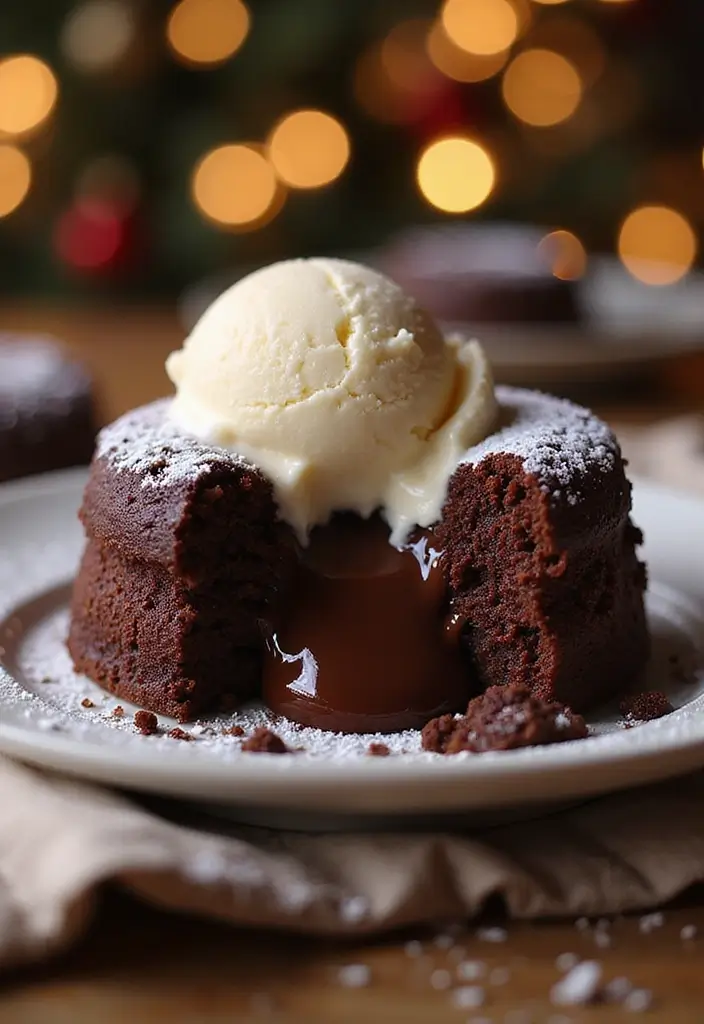 30 Chocolate Truffle Cake Designs That Look Rich and Elegant 17 30 Chocolate Truffle Cake Designs That Look Rich and Elegant - 17. Chocolate Lava Truffle Cake