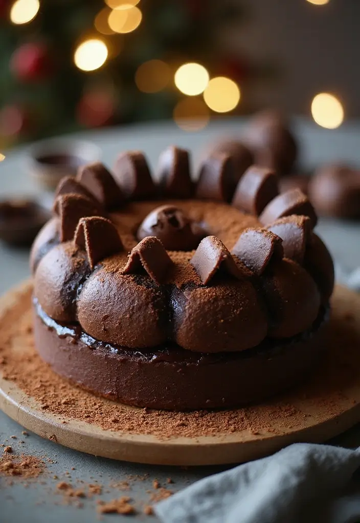 30 Chocolate Truffle Cake Designs That Look Rich and Elegant 18 30 Chocolate Truffle Cake Designs That Look Rich and Elegant - 18. Chocolate Bourbon Truffle Cake