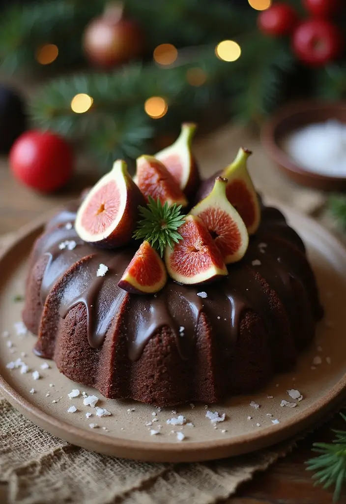 30 Chocolate Truffle Cake Designs That Look Rich and Elegant 19 30 Chocolate Truffle Cake Designs That Look Rich and Elegant - 19. Chocolate Fig Truffle Cake