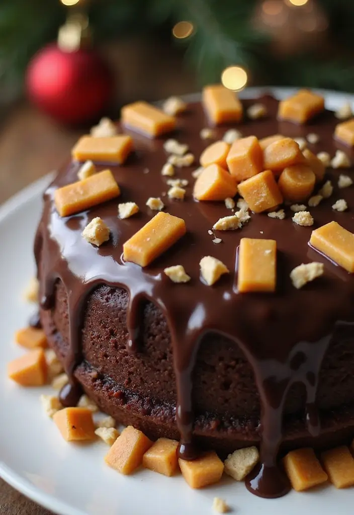 30 Chocolate Truffle Cake Designs That Look Rich and Elegant 27 30 Chocolate Truffle Cake Designs That Look Rich and Elegant - 27. Chocolate Butterscotch Truffle Cake