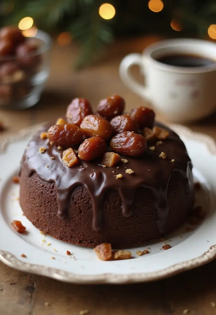 30 Chocolate Truffle Cake Designs That Look Rich and Elegant 29 30 Chocolate Truffle Cake Designs That Look Rich and Elegant - 29. Chocolate Date Truffle Cake