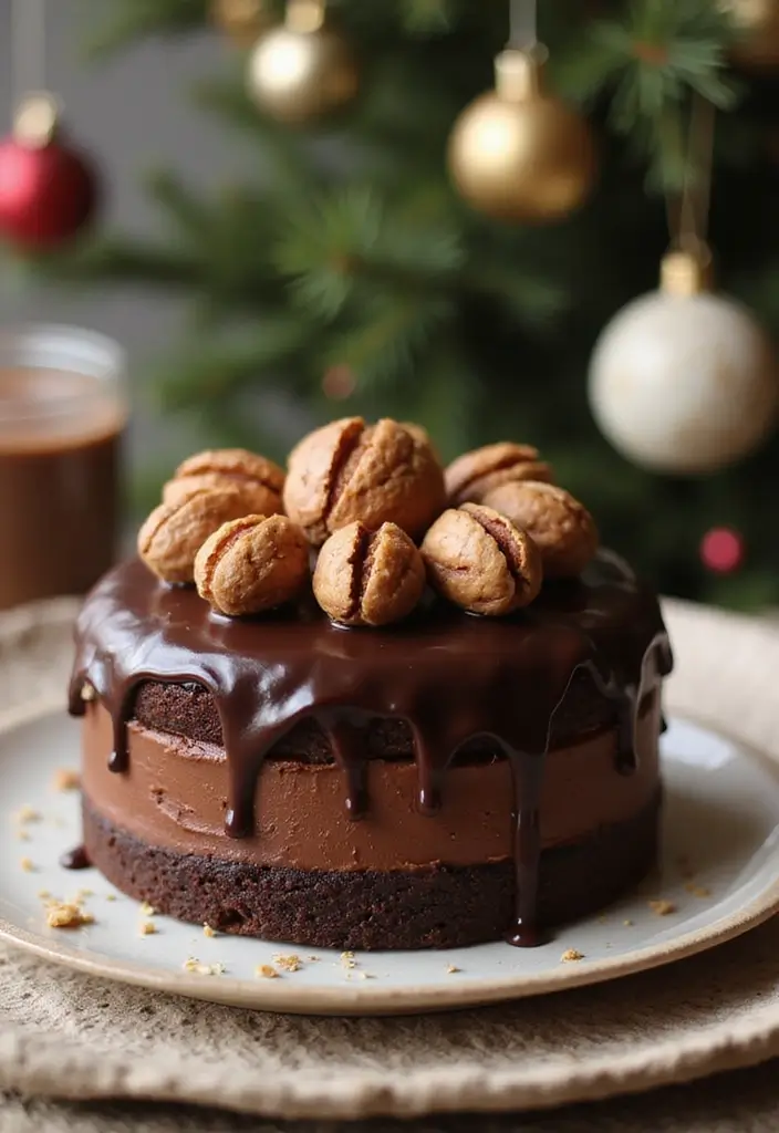 30 Chocolate Truffle Cake Designs That Look Rich and Elegant 6 30 Chocolate Truffle Cake Designs That Look Rich and Elegant - 6. Chocolate Hazelnut Truffle Cake