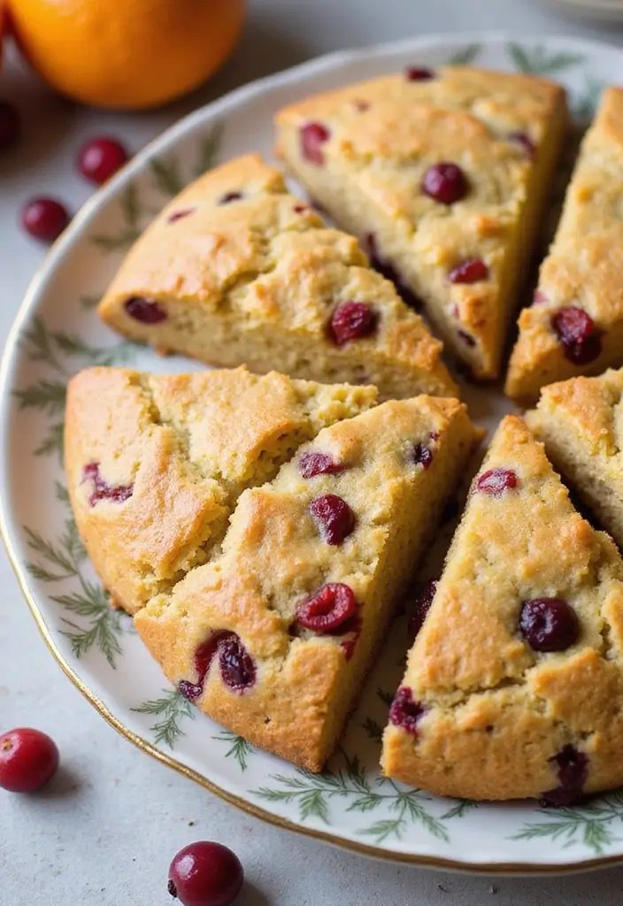 30 Christmas Bake Sale Ideas That Sell Out Fast 4 30 Christmas Bake Sale Ideas That Sell Out Fast - 4. Cranberry Orange Scones