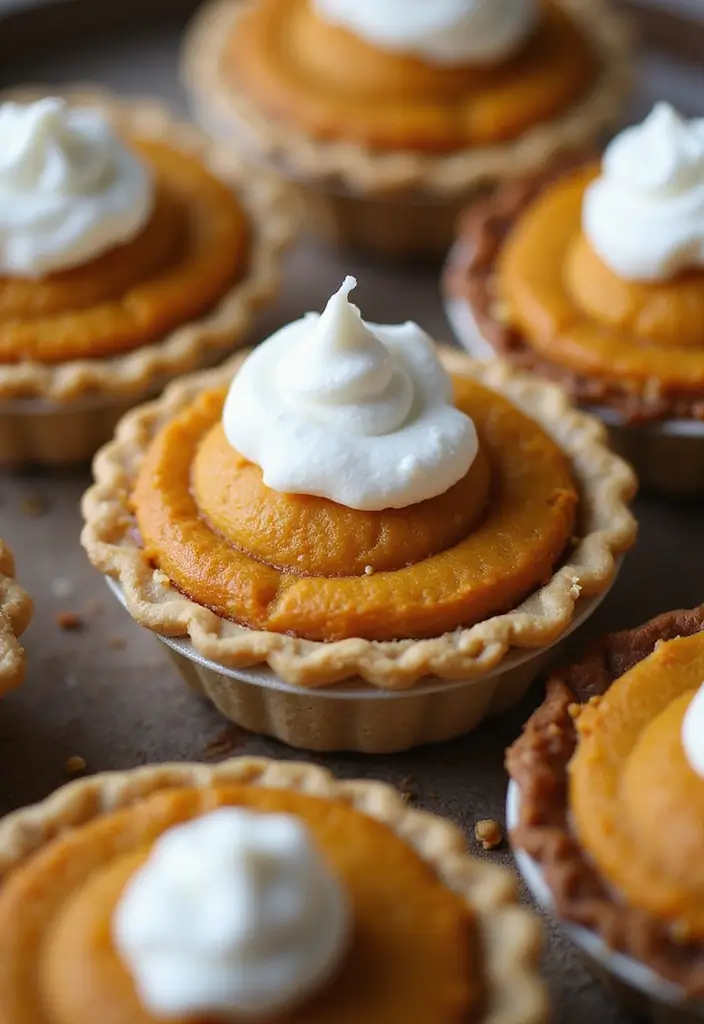 30 Christmas Bake Sale Ideas That Sell Out Fast 6 30 Christmas Bake Sale Ideas That Sell Out Fast - 6. Mini Pumpkin Pies