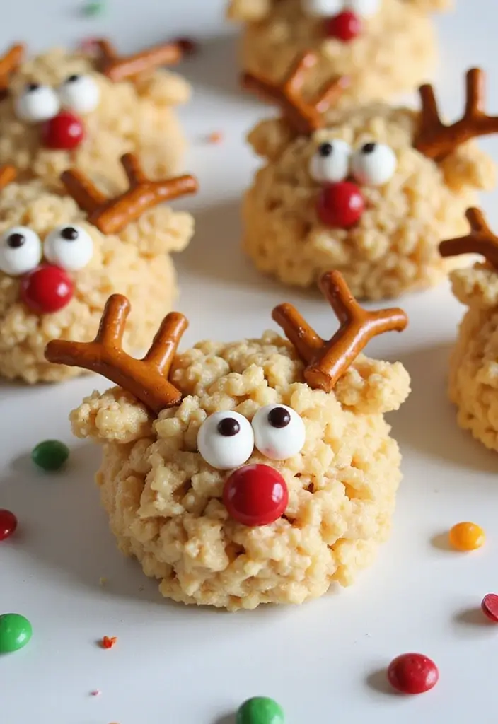 30 Christmas Bake Sale Ideas That Sell Out Fast 9 30 Christmas Bake Sale Ideas That Sell Out Fast - 9. Reindeer Rice Crispy Treats
