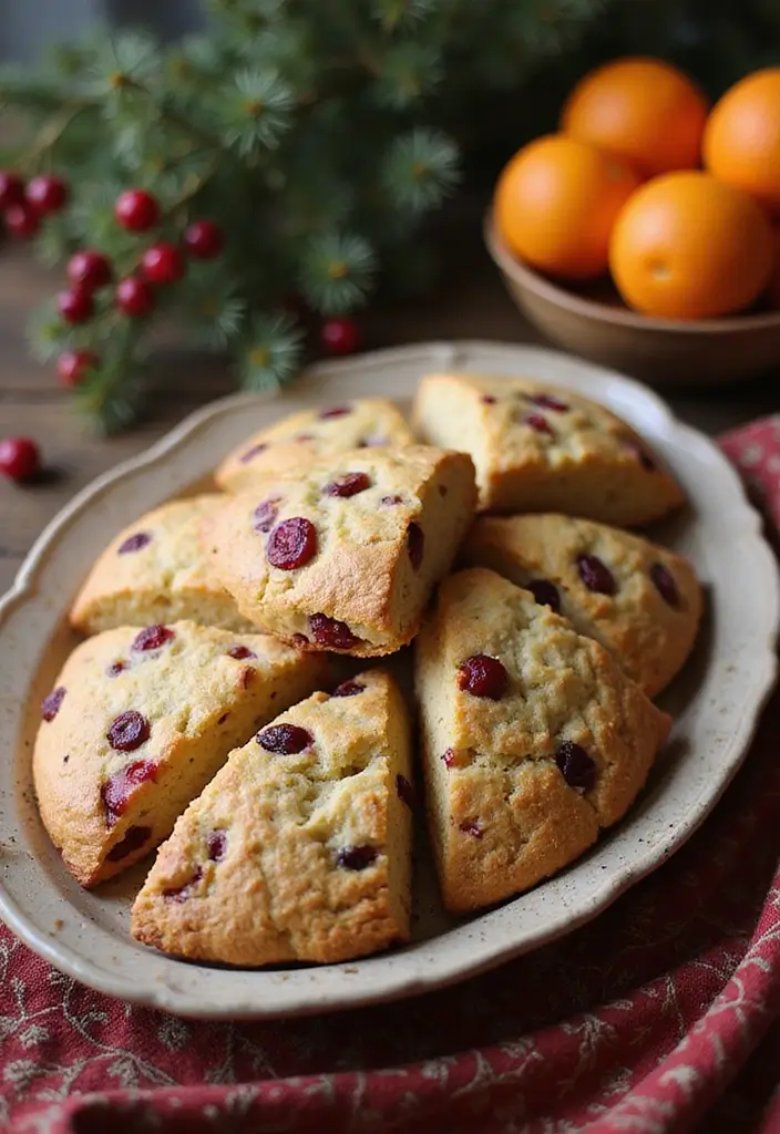 30 Christmas Baking Ideas That Smell Like Holiday Magic 15 30 Christmas Baking Ideas That Smell Like Holiday Magic - 15. Cranberry Orange Scones