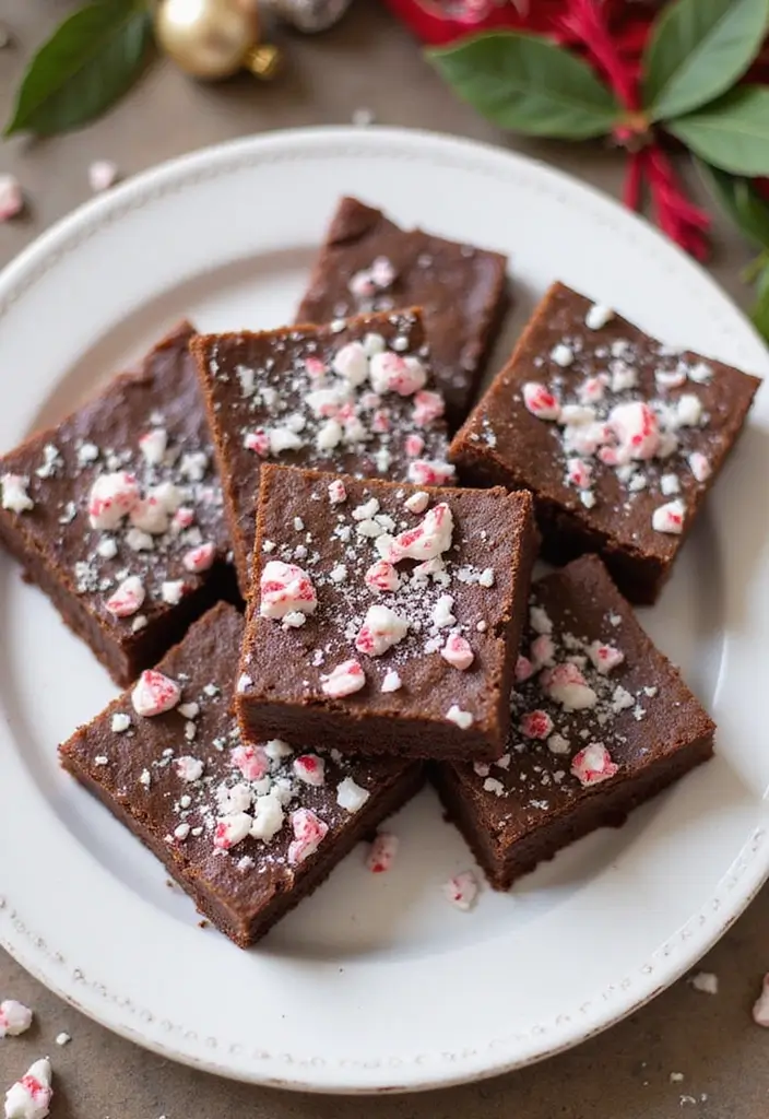 30 Christmas Baking Ideas That Smell Like Holiday Magic 16 30 Christmas Baking Ideas That Smell Like Holiday Magic - 16. Peppermint Bark Brownies