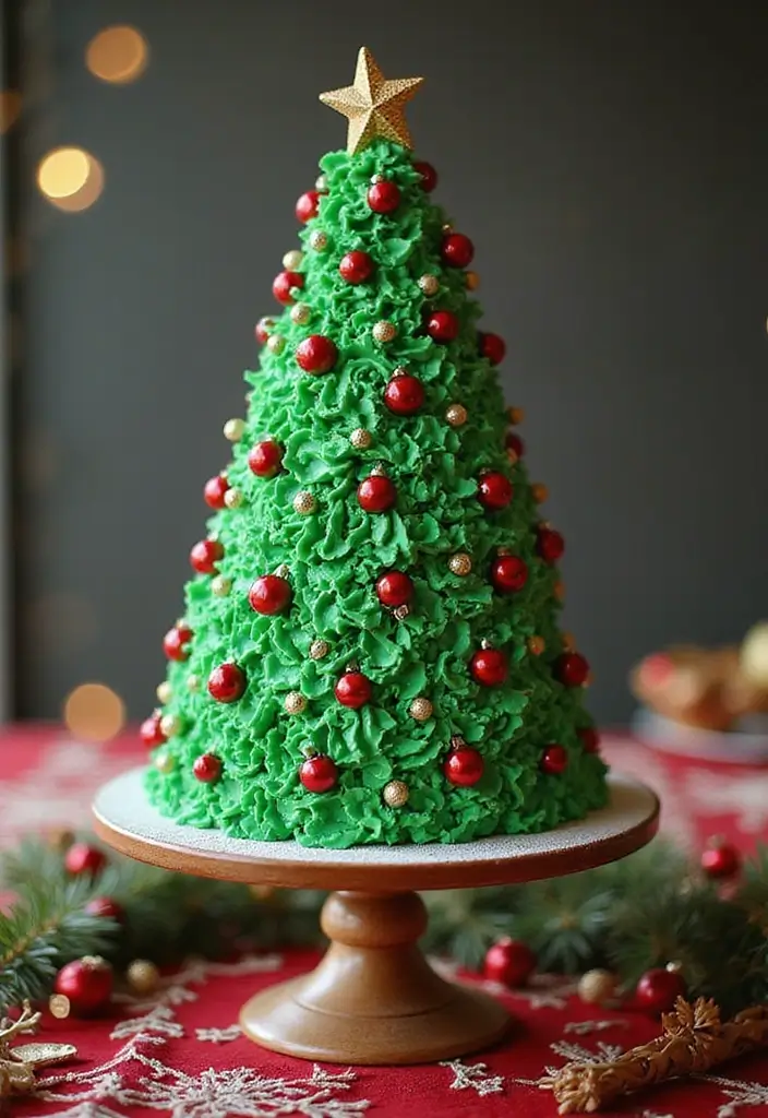 30 Christmas Baking Ideas That Smell Like Holiday Magic 17 30 Christmas Baking Ideas That Smell Like Holiday Magic - 17. Christmas Tree Layer Cake