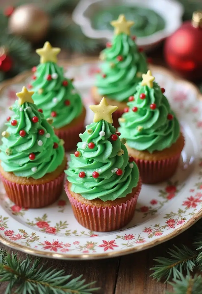 30 Christmas Baking Ideas That Smell Like Holiday Magic 2 30 Christmas Baking Ideas That Smell Like Holiday Magic - 2. Christmas Tree Cupcakes