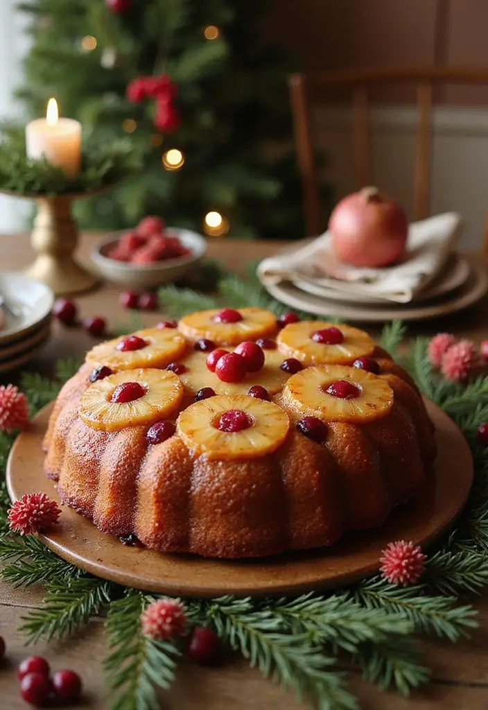 30 Christmas Baking Ideas That Smell Like Holiday Magic 24 30 Christmas Baking Ideas That Smell Like Holiday Magic - 24. Cranberry Pineapple Upside-Down Cake