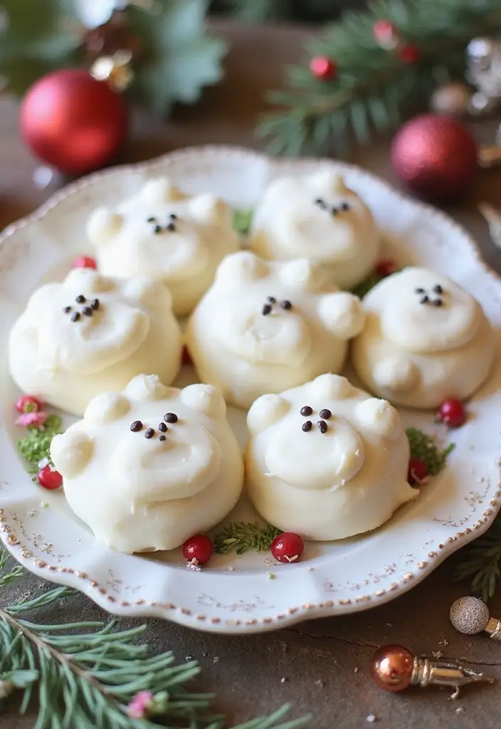 30 Christmas Baking Ideas That Smell Like Holiday Magic 9 30 Christmas Baking Ideas That Smell Like Holiday Magic - 9. Polar Bear Paw Cake Pops