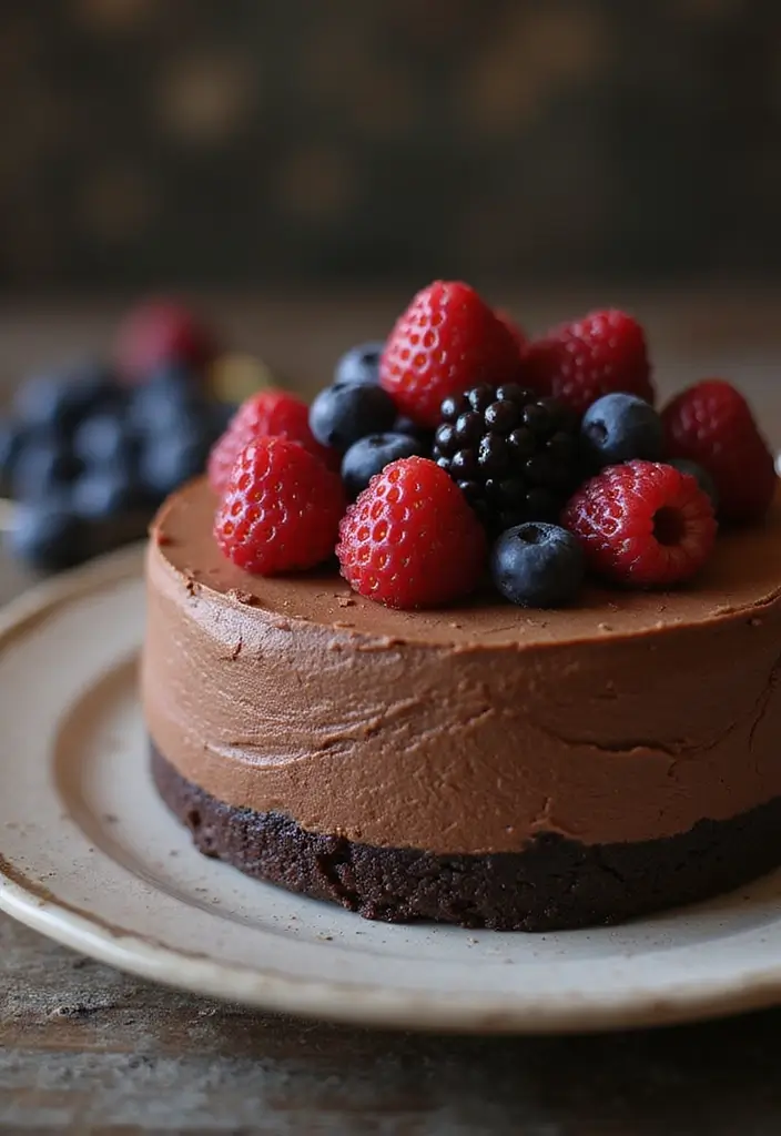 30 Cool 20th Birthday Cake Ideas for an Unforgettable Party 12 30 Cool 20th Birthday Cake Ideas for an Unforgettable Party - 12. Chocolate Mousse Cake