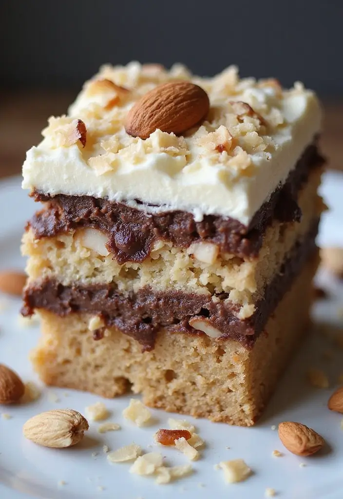 30 Cool 20th Birthday Cake Ideas for an Unforgettable Party 14 30 Cool 20th Birthday Cake Ideas for an Unforgettable Party - 14. Almond Joy Cake