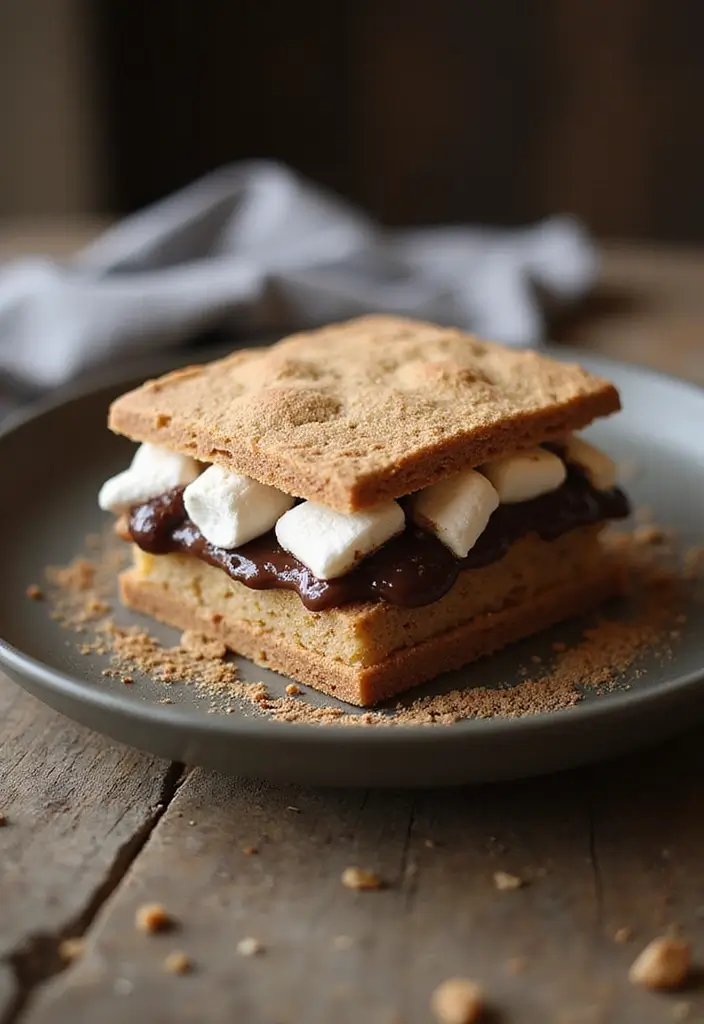 30 Cool 20th Birthday Cake Ideas for an Unforgettable Party 17 30 Cool 20th Birthday Cake Ideas for an Unforgettable Party - 17. S'mores Cake