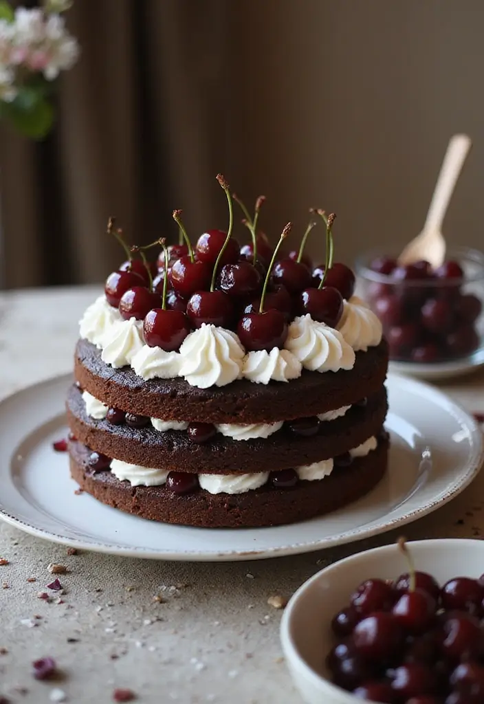 30 Cool 20th Birthday Cake Ideas for an Unforgettable Party 18 30 Cool 20th Birthday Cake Ideas for an Unforgettable Party - 18. Black Forest Cake
