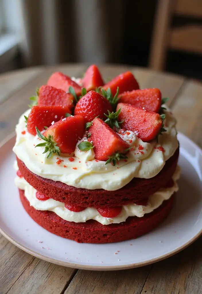 30 Cool 20th Birthday Cake Ideas for an Unforgettable Party 21 30 Cool 20th Birthday Cake Ideas for an Unforgettable Party - 21. Red Velvet Cake