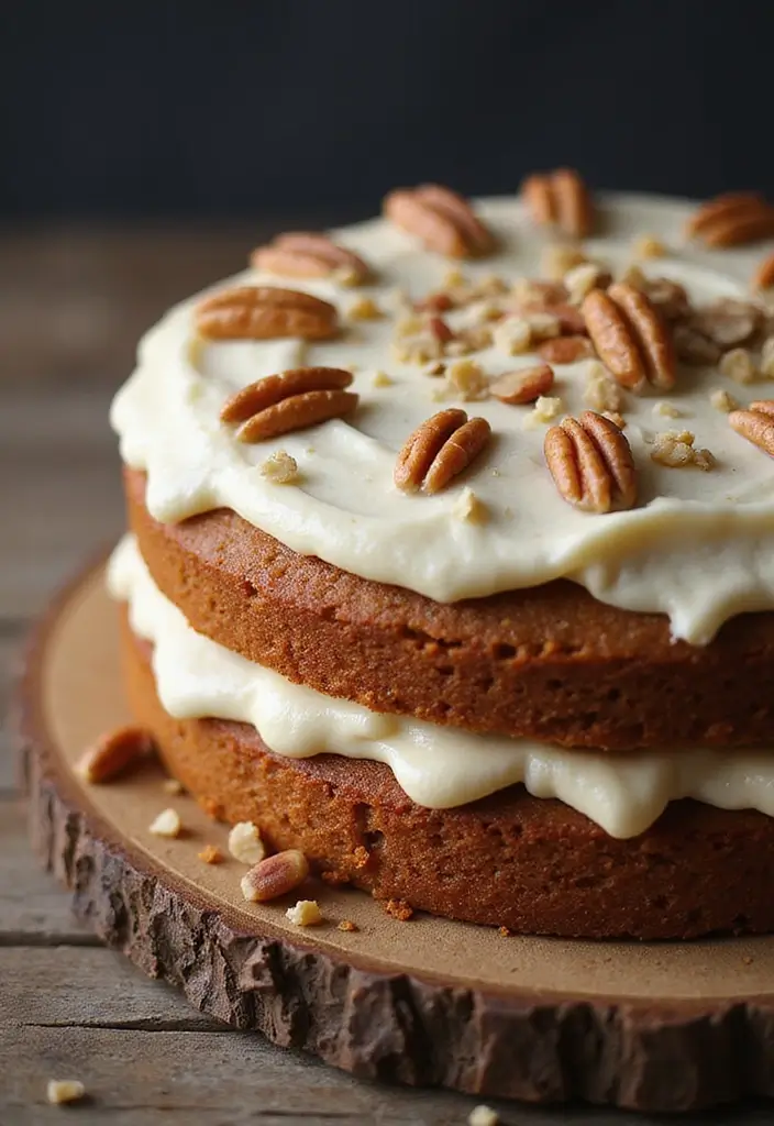 30 Cool 20th Birthday Cake Ideas for an Unforgettable Party 7 30 Cool 20th Birthday Cake Ideas for an Unforgettable Party - 7. Carrot Cake with Cream Cheese Frosting