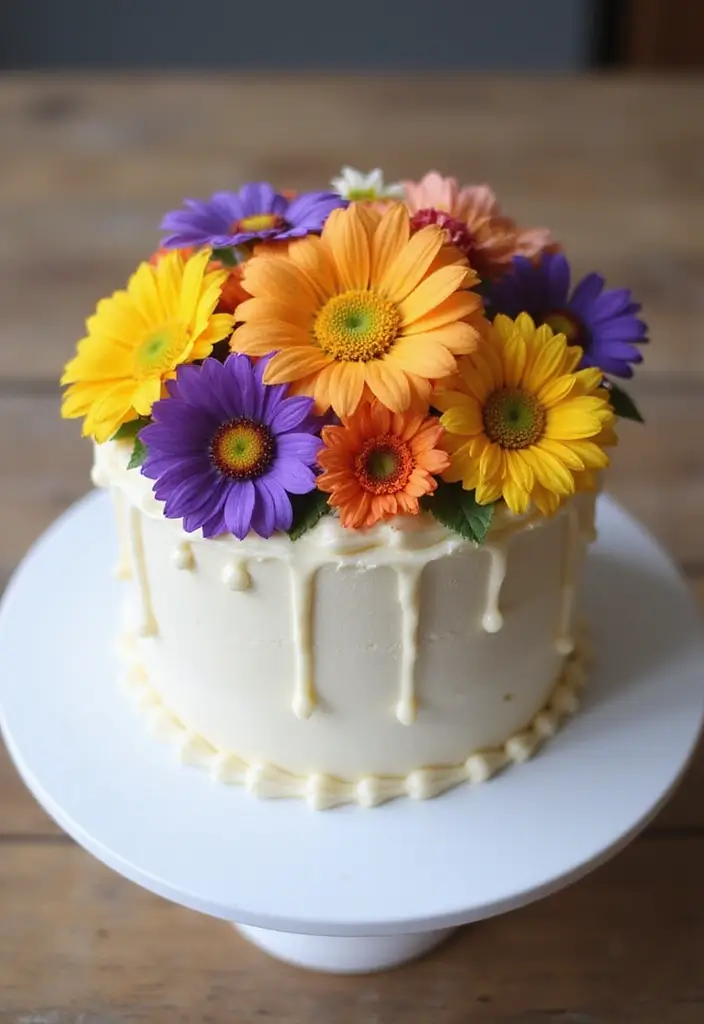 30 Creative Cake Design Ideas That Will Wow Your Guests 1 30 Creative Cake Design Ideas That Will Wow Your Guests - 1. Floral Elegance