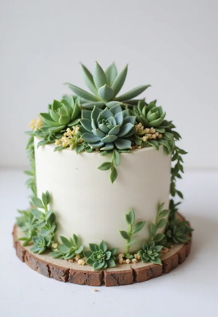 30 Creative Cake Design Ideas That Will Wow Your Guests 14 30 Creative Cake Design Ideas That Will Wow Your Guests - 14. Sweet Succulent Cake