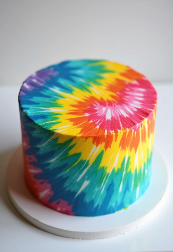 30 Creative Cake Design Ideas That Will Wow Your Guests 19 30 Creative Cake Design Ideas That Will Wow Your Guests - 19. Tie-Dye Cake