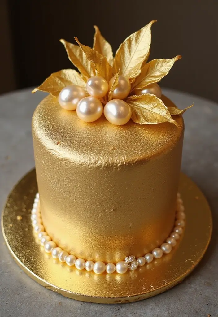 30 Creative Cake Design Ideas That Will Wow Your Guests 21 30 Creative Cake Design Ideas That Will Wow Your Guests - 21. Glorious Gold Cake