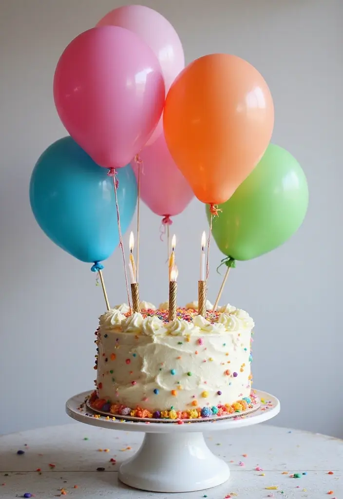 30 Creative Cake Design Ideas That Will Wow Your Guests 28 30 Creative Cake Design Ideas That Will Wow Your Guests - 28. Birthday Balloon Cake