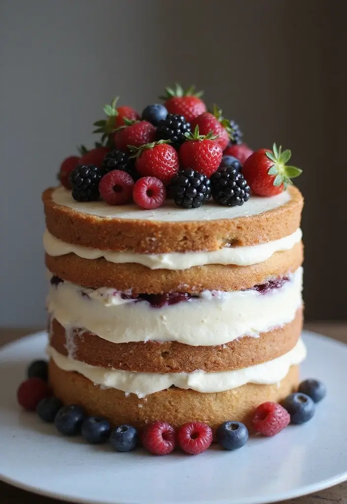 30 Creative Cake Design Ideas That Will Wow Your Guests 4 30 Creative Cake Design Ideas That Will Wow Your Guests - 4. Rustic Naked Cake