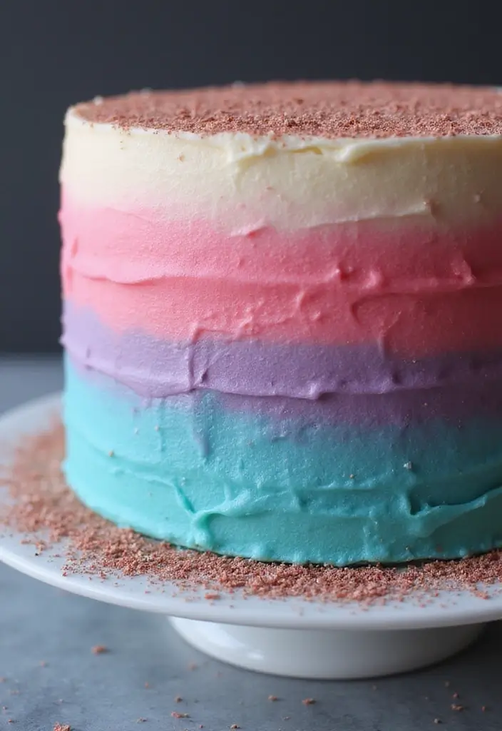30 Creative Cake Design Ideas That Will Wow Your Guests 5 30 Creative Cake Design Ideas That Will Wow Your Guests - 5. Ombre Delight